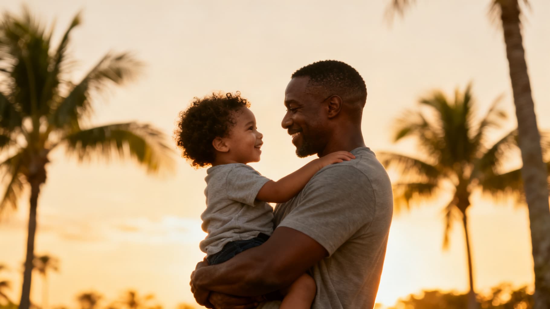A father and child — Father's Day at Deerfield Beach COGOP